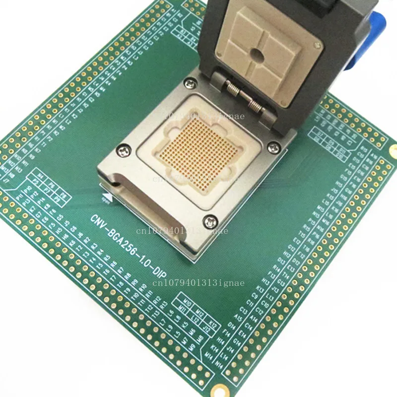 FBGA256 probe test chip fixture BGA256 custom BGA256IC aging recording seat programming seat