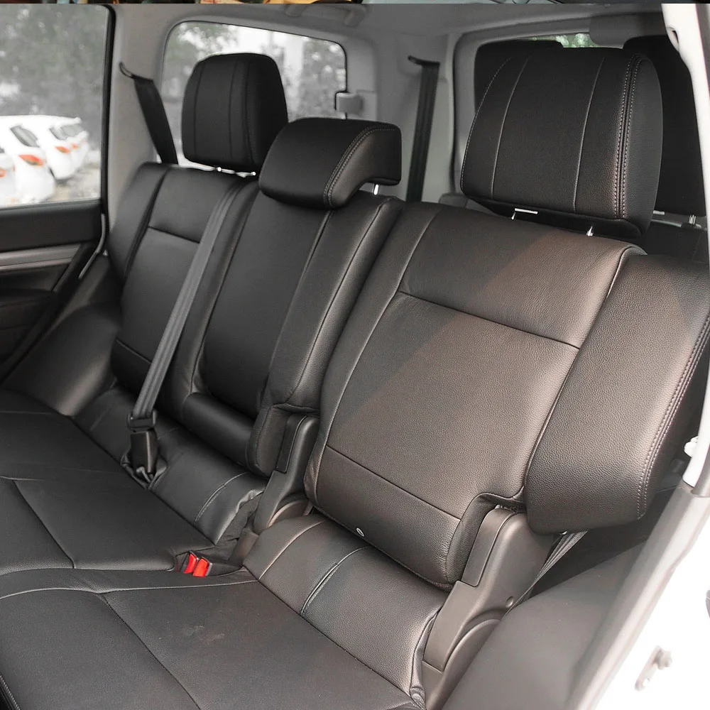 For Mitsubishi Pajero 2008 2009 2010 2011 2012 Nappa Leather Custom Car Seat Covers for 5 seats Seats Protector Accessories