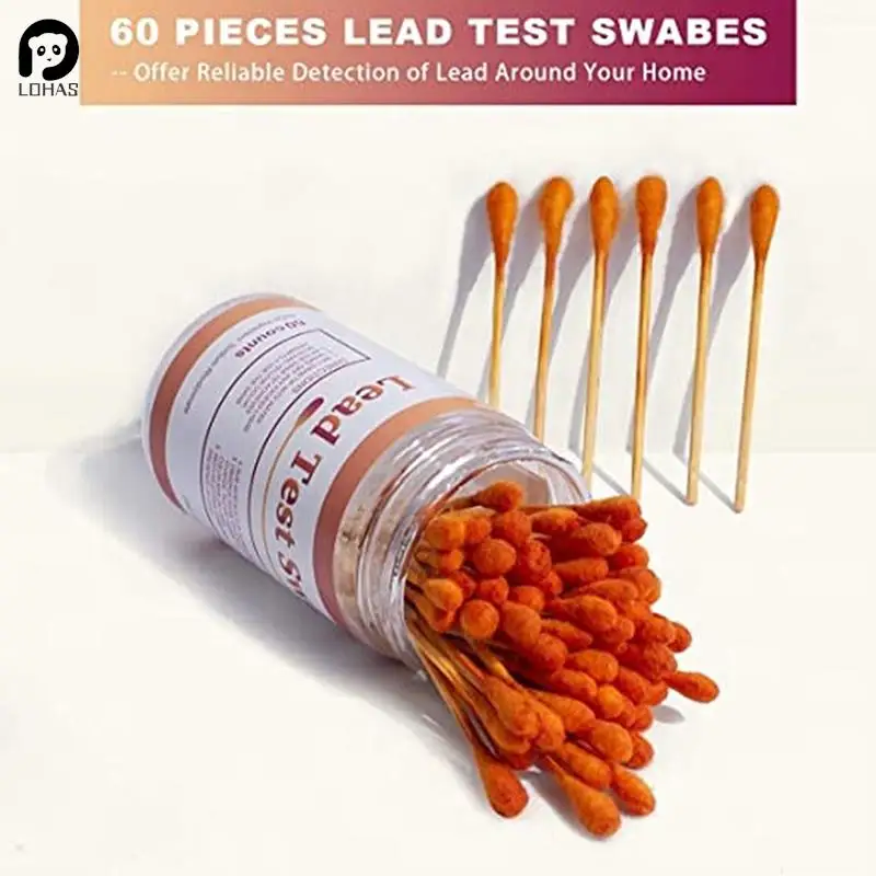 

Lead Test Kit With 30PCS Test Swabs | High-Sensitive Instant Lead Paint Test Kit | Lead Testing Strips For Plaster Dishes Metal