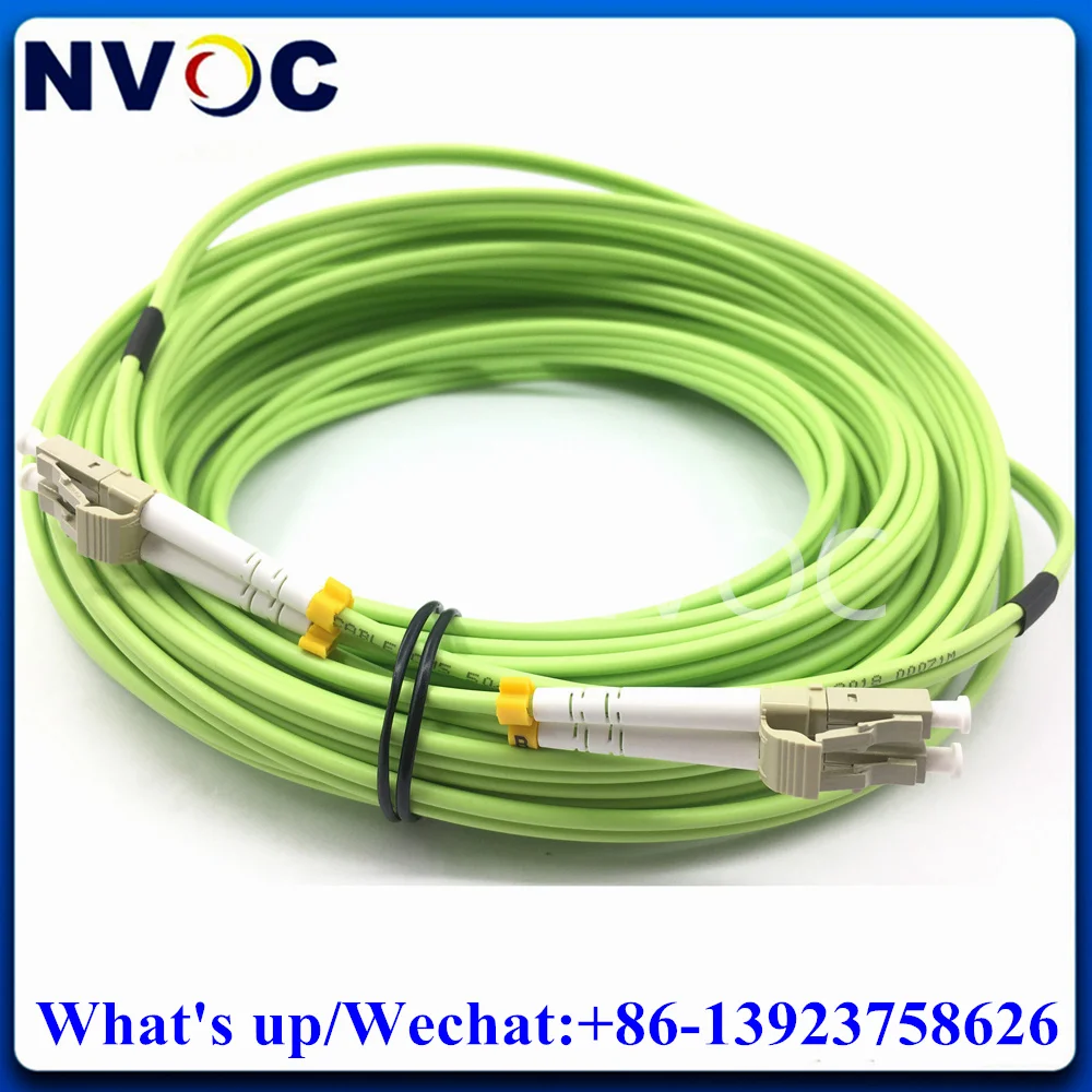 

Low Shipping Cost LC-LCUPC OM5 Fiber Optic Patch Cord Duplex MM 3.0MM 1M 5M 10M 15M 20M 25M ST LC FC SC Fiber Jumper Cable