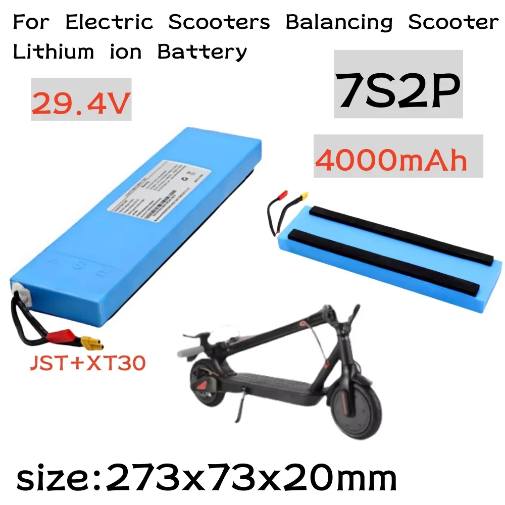 

18650 7S2P Configuration 25.2V 4000mAh Battery Pack, Ideal Replacement for 29.4V Electric Scooter.