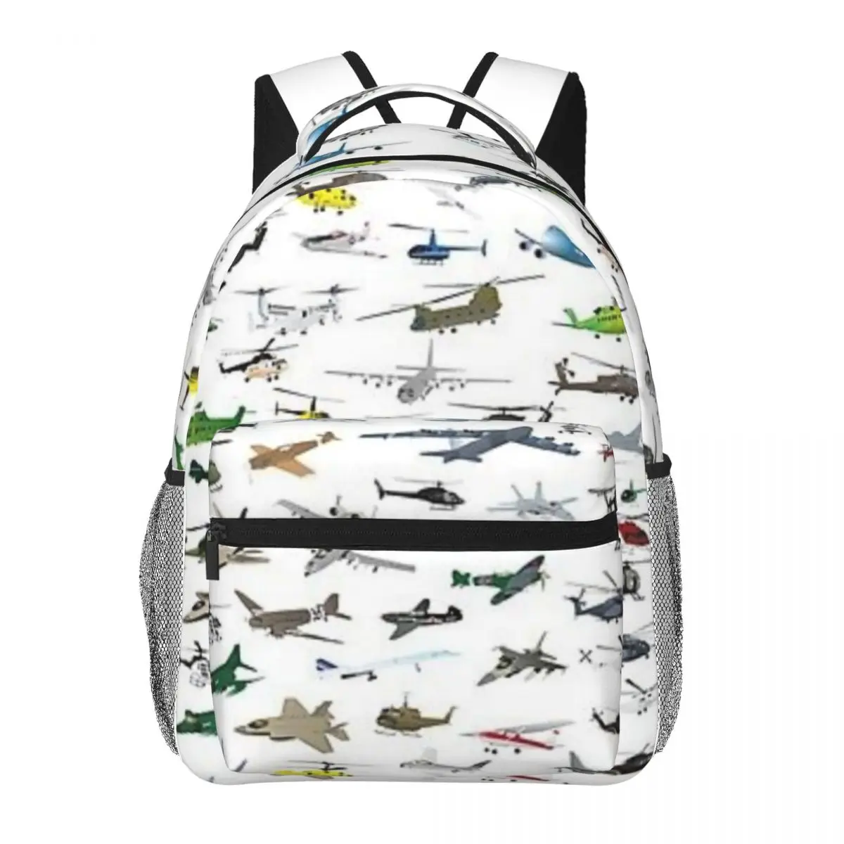 

Various Colorful Airplanes And Helicopters Backpacks Teenager Bookbag Students School Bag Travel Rucksack Shoulder Bag