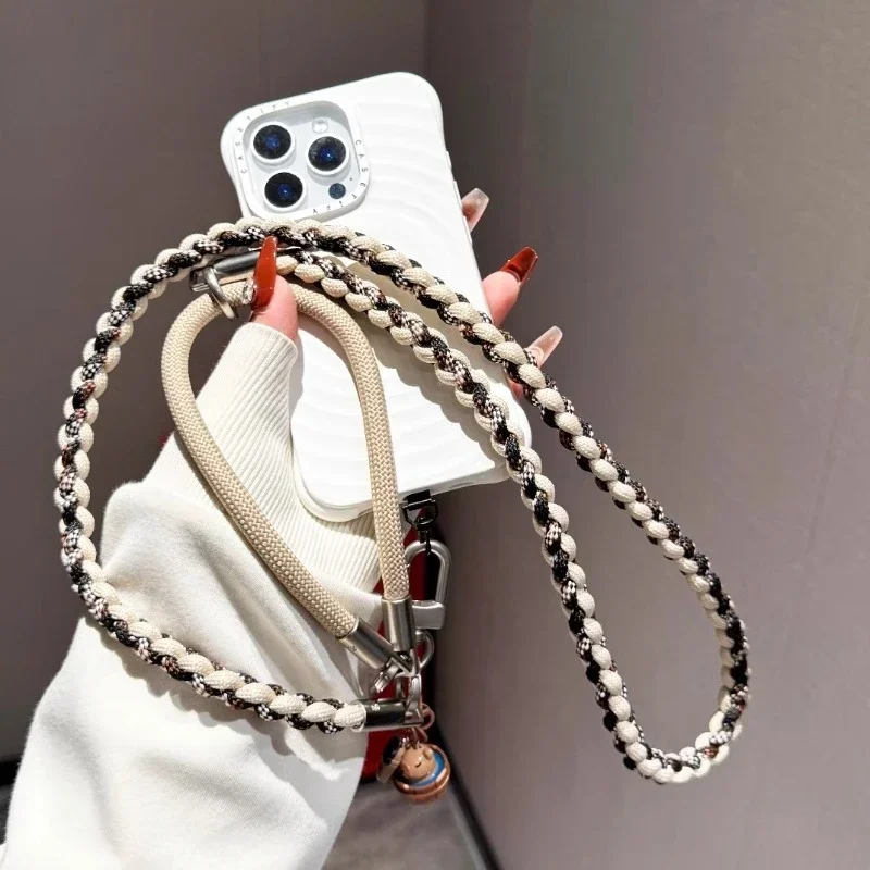 حبل هاتف Kpibara Titanium باللون الأصلي، نمط كروس عالي الجودة، حزام متعدد الوظائف مضاد للفقدان