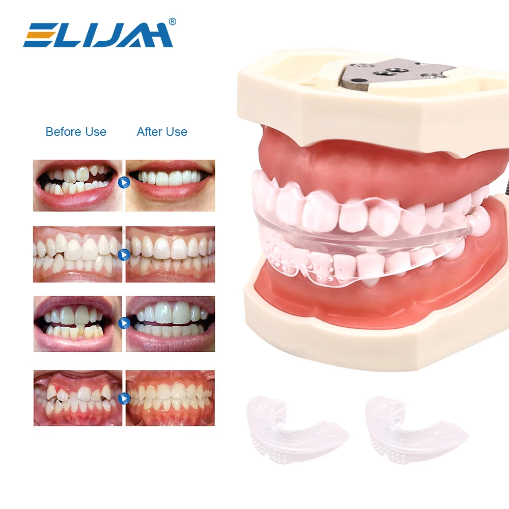 ELIJAH 3 Stages Dentistry Orthodontics Braces For Teeth Invisible Silicone Dental Aligners Anti-Snoring Device Teeth Correction