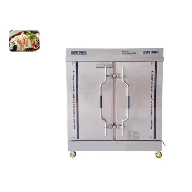 Steamer cabinet type small electric dumpling steamer industrial steamer 4 plates