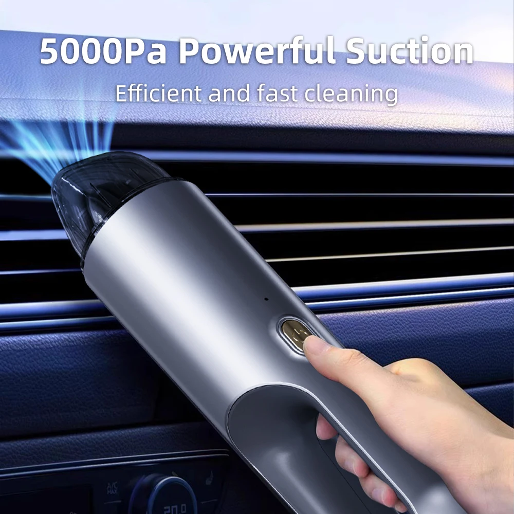STLF CJM Portable Rechargeable Home Car Vacuum Cleaner Strong Suction Wireless Mini Light Weight Handheld Vacuum Cleaners for De