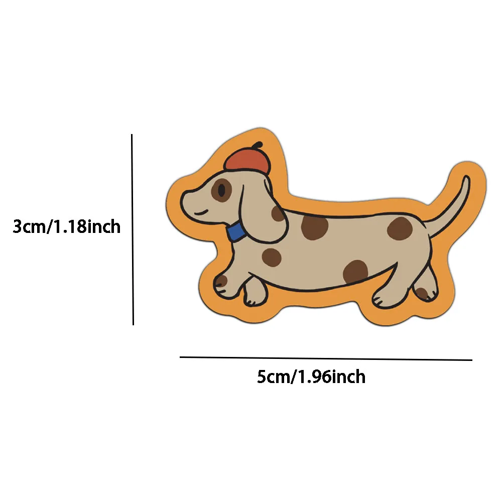 50PCS Creative Sausage Dog Diverse Personalized Graffiti Decoration Stickers Luggage Notebook Refrigerator Skateboard Wholesale