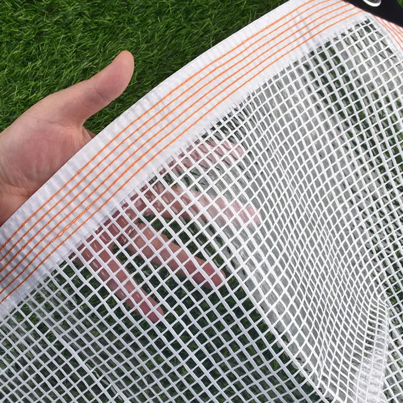 160GSM شفافة بولي ايثيلين شبكة القماش المشمع في الهواء الطلق العريشة قماش القنب ، ستارة نباتات للحديقة غير نافذ للمطر القماش نافذة المنزل يندبروف فيلم #5