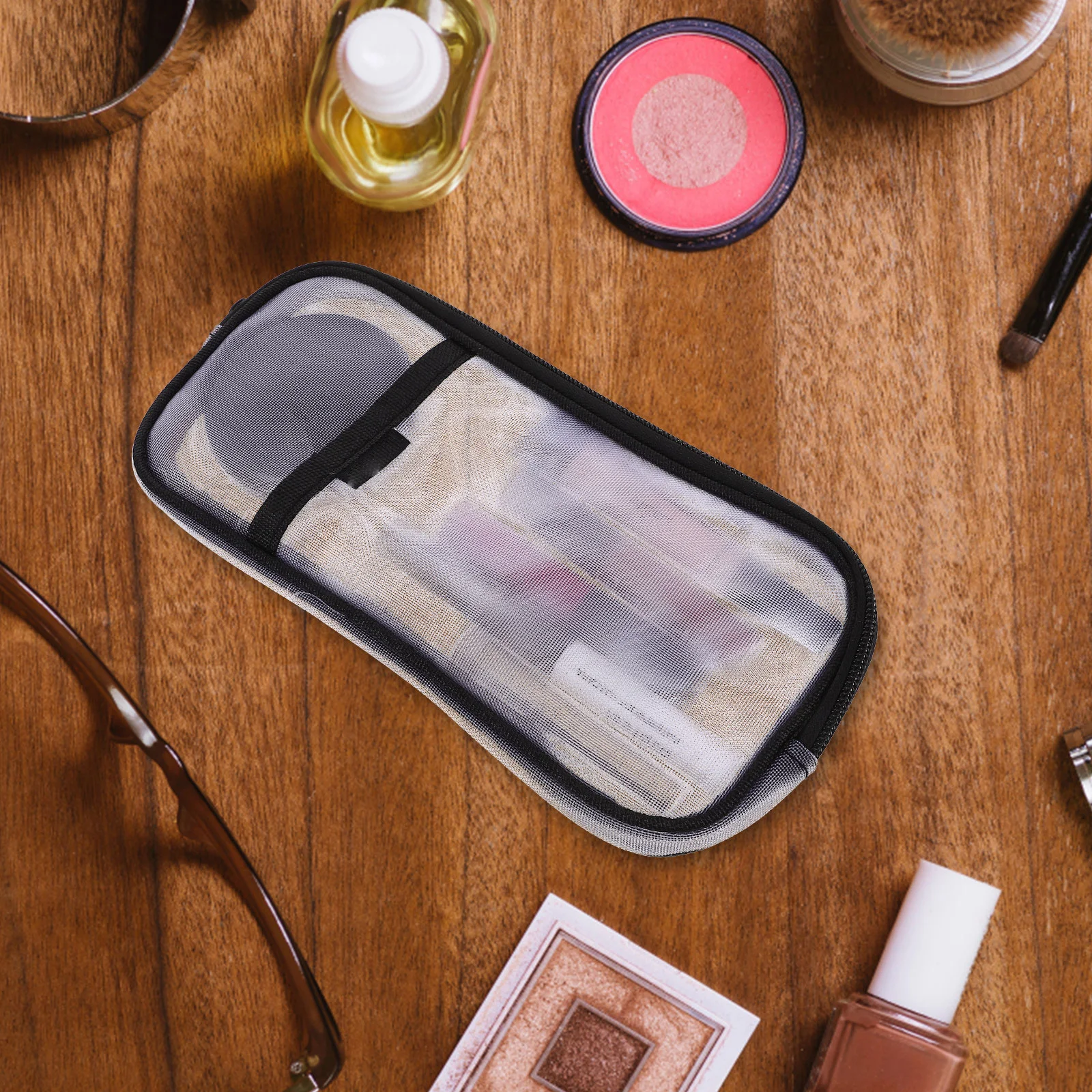 

Large Capacity Pencil Bag Multi-Function Wear-Resistant Portable Stationery Makeup Storage Pouch Large Pencil Pouch