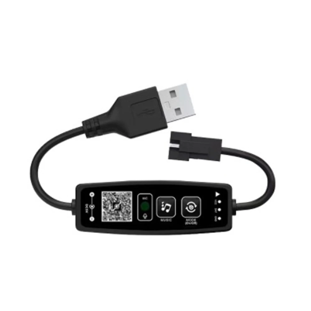 Kontroler WS2812B muzyka Bluetooth kontrola aplikacji do Pixel LED pasek światła SK6812 WS2811 WS2812 taśma światła USB 5V pilot zdalnego sterowania