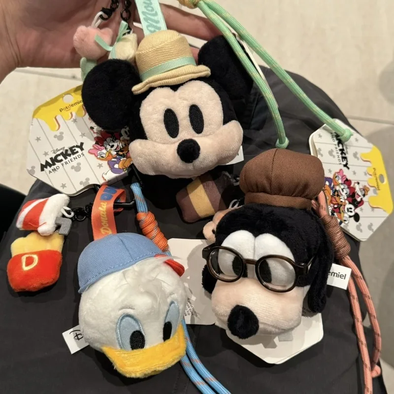

Disney Anime Mickey Keychain Cartoon Cute Pendant Student Backpack Hanging Car Keychain Birthday Christmas Gift