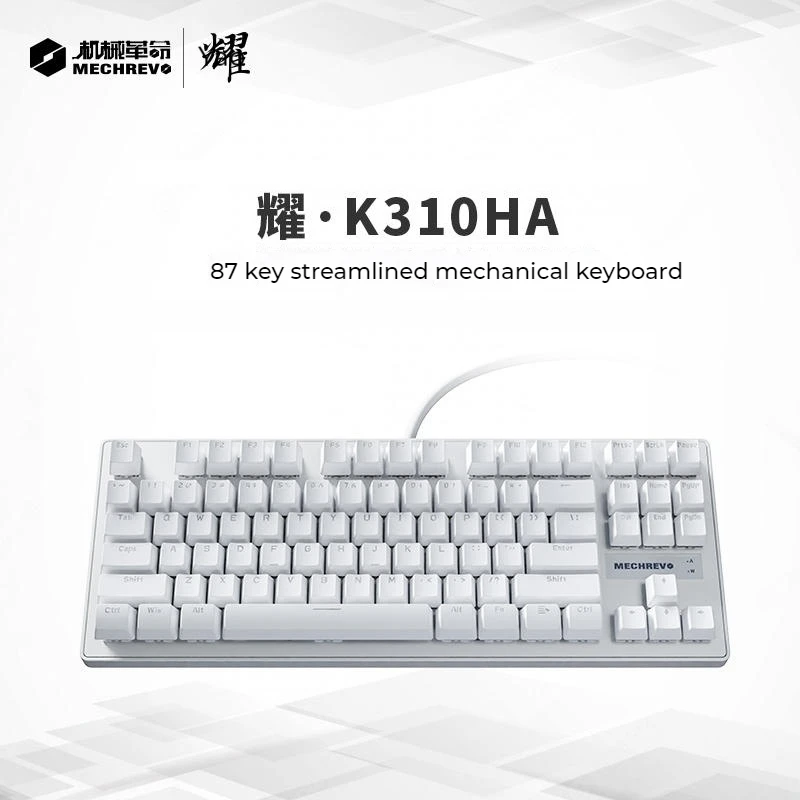 

Механическая Проводная Usb клавиатура Mechrevo Mechrev K310, игровая клавиатура с 87 клавишами, прочная клавиатура с подсветкой для игрового ноутбука, ПК