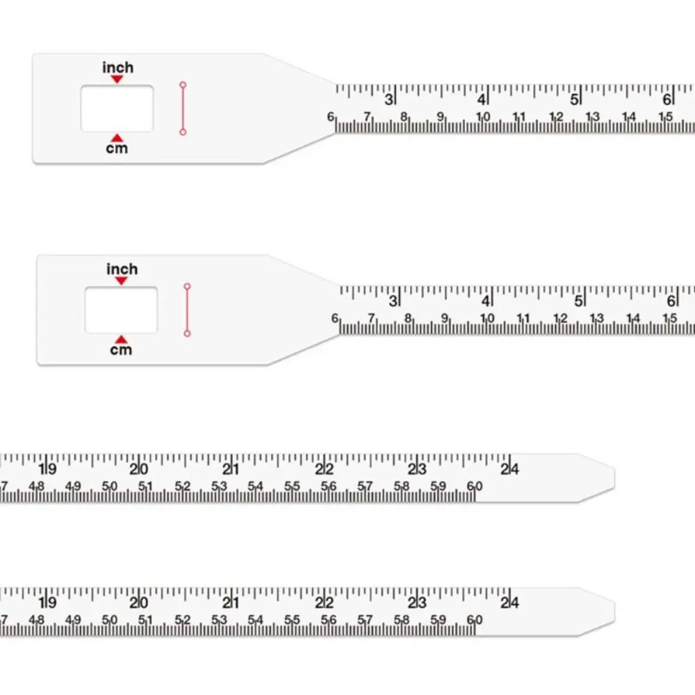 3pcs Multifunctional Non-Stretchable Reusable Measure Tape  Head Circumference Cup Blanks Tumbler Width Measurer