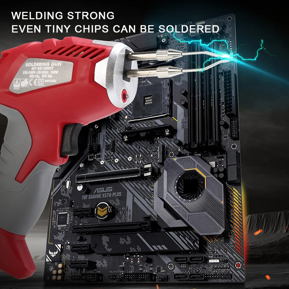 180W Fast Thermal Electric Soldering Iron Industrial-grade High-power Welding Repair Tool Soldering Gun EU Plug Rework Station