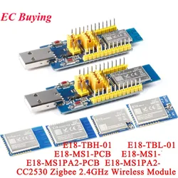 CC2530F256 USB Test Board Kit CC2530 2.4GHz Zigbee Wireless RF Module Networking Core Development Board E18-TBH-01 E18-TBL-01