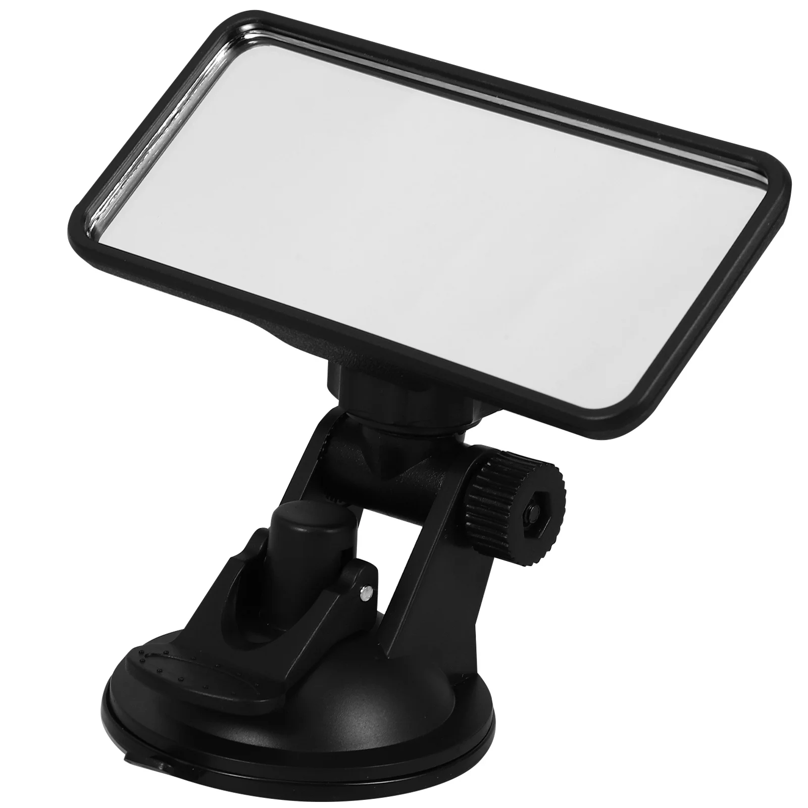 Square ABS Rearview Blind Spot Mirror 120x60mm Multi Functional Adjustable 360 Degree for Side and Rear Mirrors Parking Baby