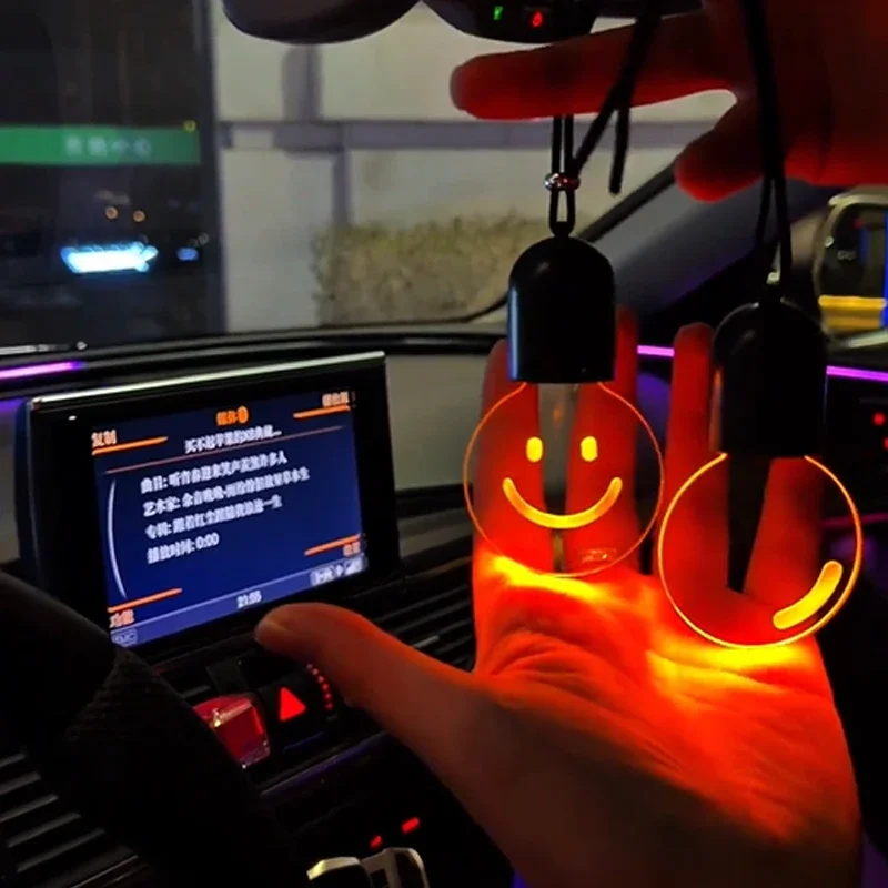 

Car interior rearview mirror accessories, dual interior lights decoration, car rearview mirror decoration, ordinary