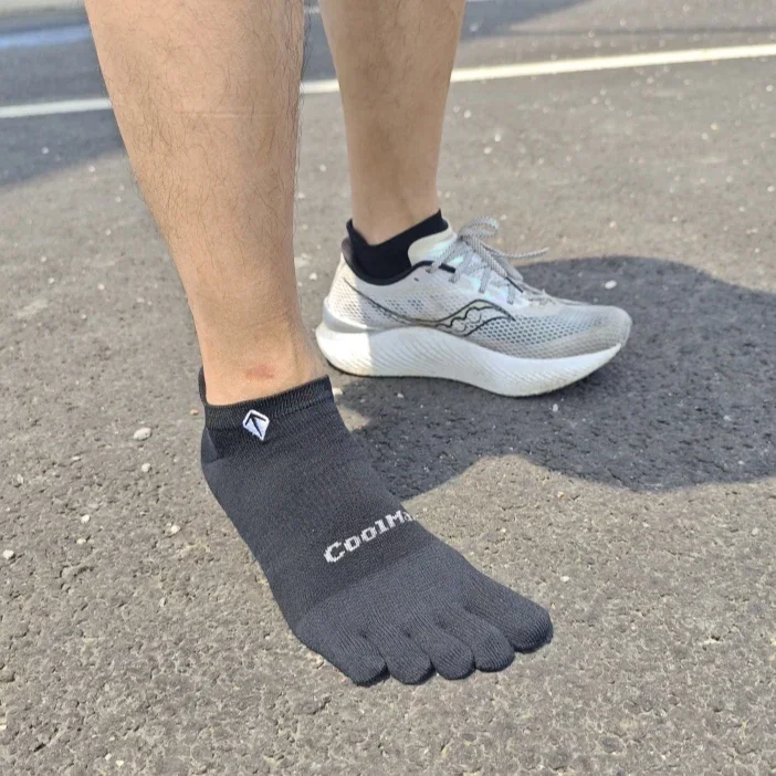 Chaussettes de sport respirantes pour hommes et femmes, séchage rapide, 5 doigts, mince, professionnel, Marathon Trail Running, Fitness Split Parker, été