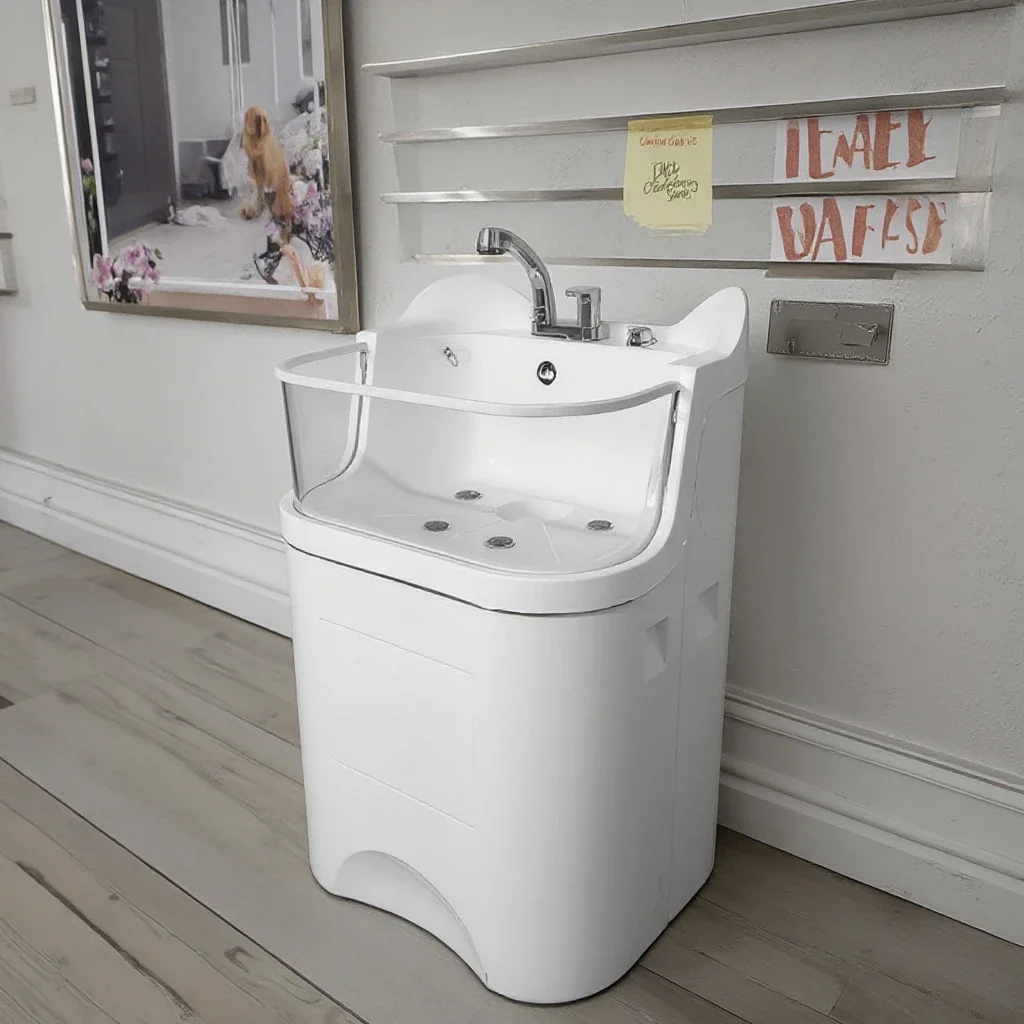 WB-07 Wholesale Price Veterinary Bath Pet Grooming Salon Spa Dog Ozone Bathtub