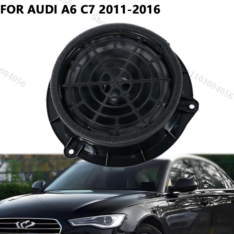 Front Rear Door Speaker Tweeter Middle Bass Horn For Audi A6 C7 2011 2012 2013 2014-2016 Car Accessories 4G2035415 4G1035411