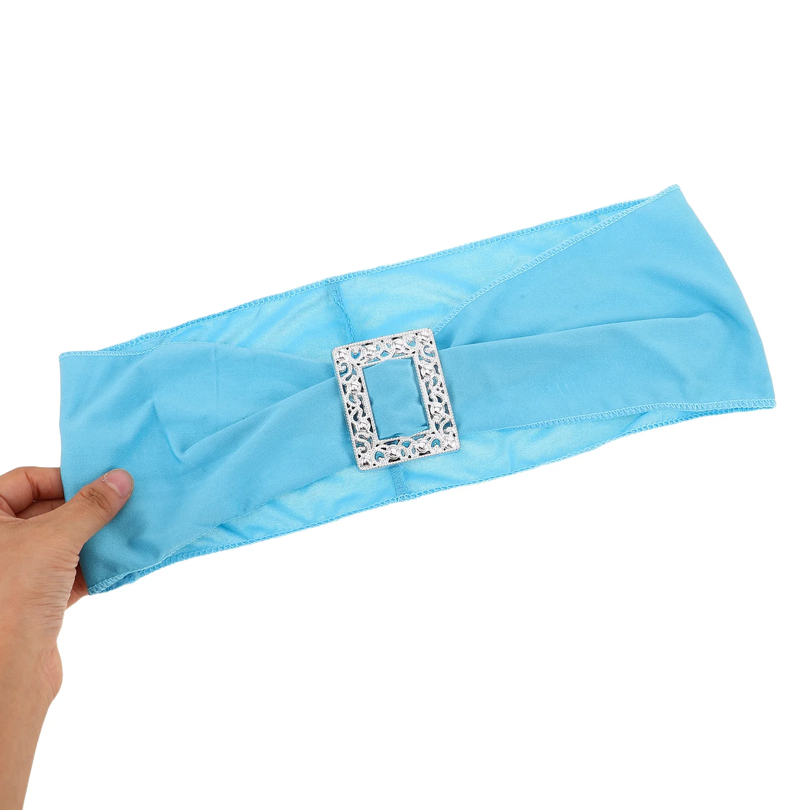 

20 Pcs Decorative Stretch Chair Covers Back for Bridal Sashes Party Tablecloth / Bride