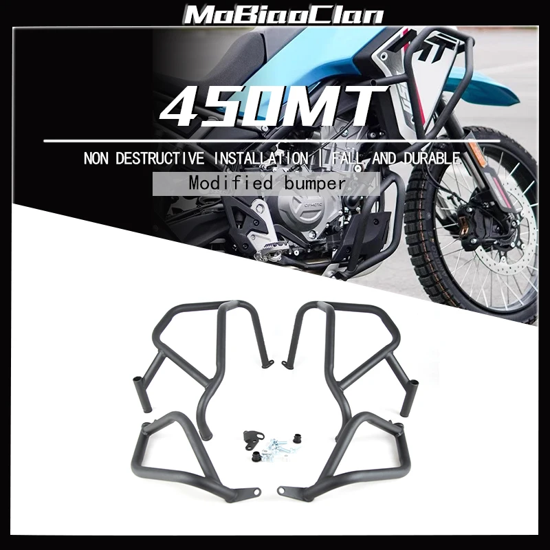 

For CFMOTO 450MT 450 MT 450mt Motorcycle modification upper and lower full bumper bumper anti drop bar accessories