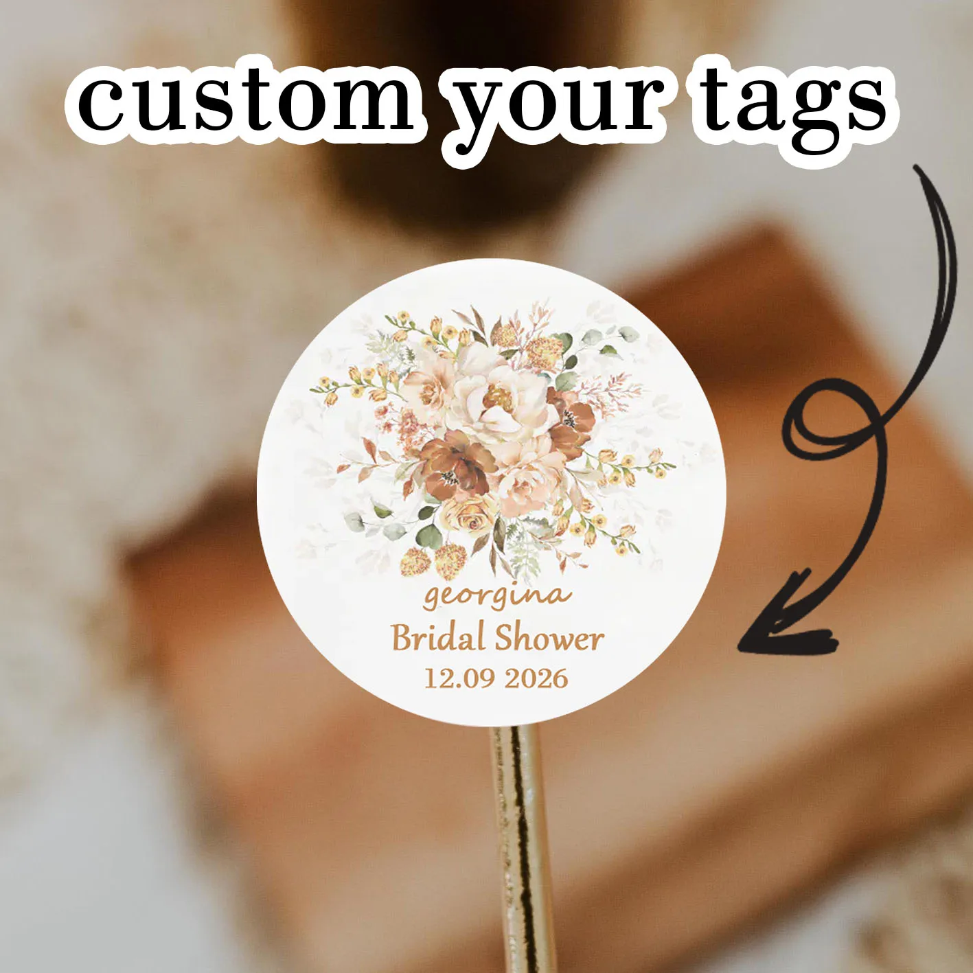 

90pcs customized personalized name and birthday stickers (for weddings, baptisms, parties & gift wrapping)