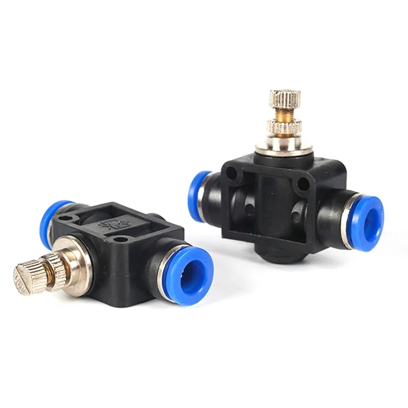 1Pcs PA/SA connector manual components plastic combined direct governor throttle valve fast push tube pneumatic accessories