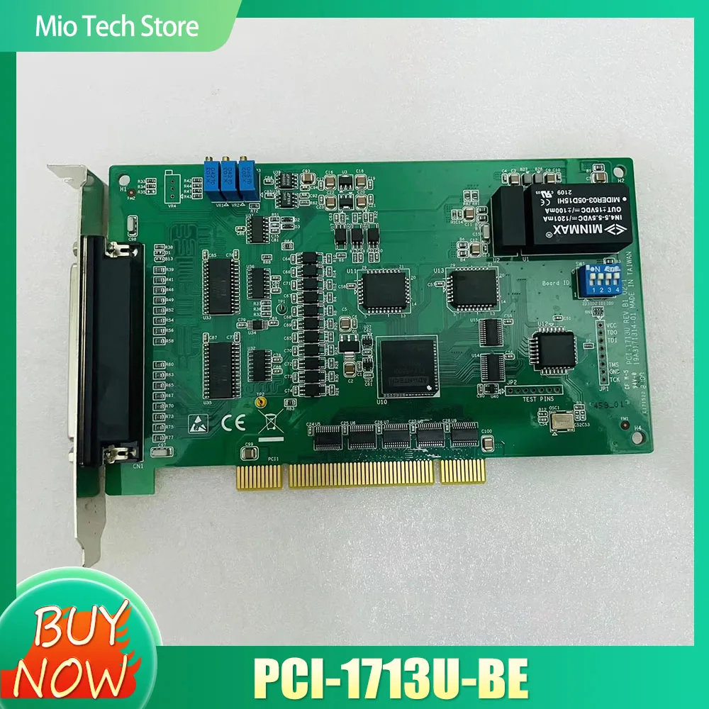 

Для Advantech PCI-1713U 32-канальная изолированная плата аналогового ввода, карта сбора данных PCI-1713U-BE