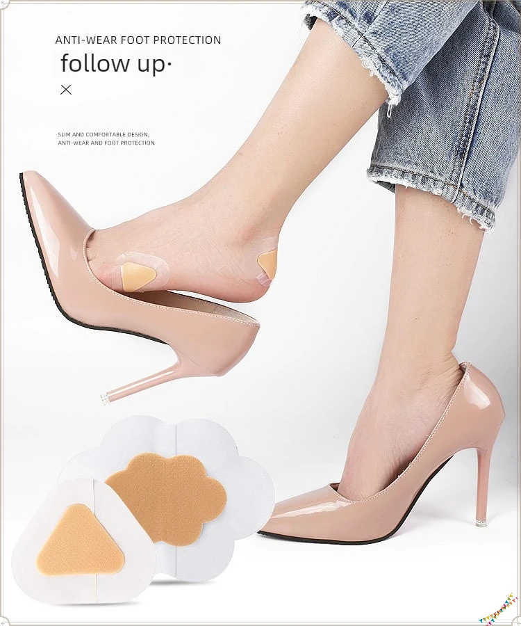 

20Pcs/Bag Invisible Heel Protector Stickers PE Anti-Wear Foot Care Pads High Heels Shoes Anti-Blister Relief Inserts