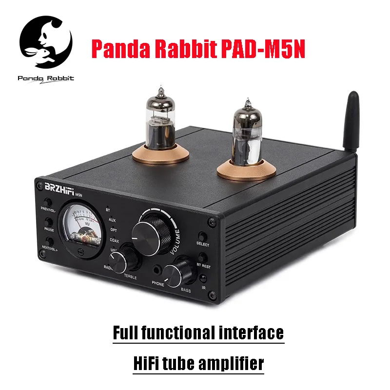 

Panda Rabbit 2025 HiFi Gallbladder Fever Bluetooth Electronic Tube Professional Digital High Power Amplifier Home 2.0 subwoofer