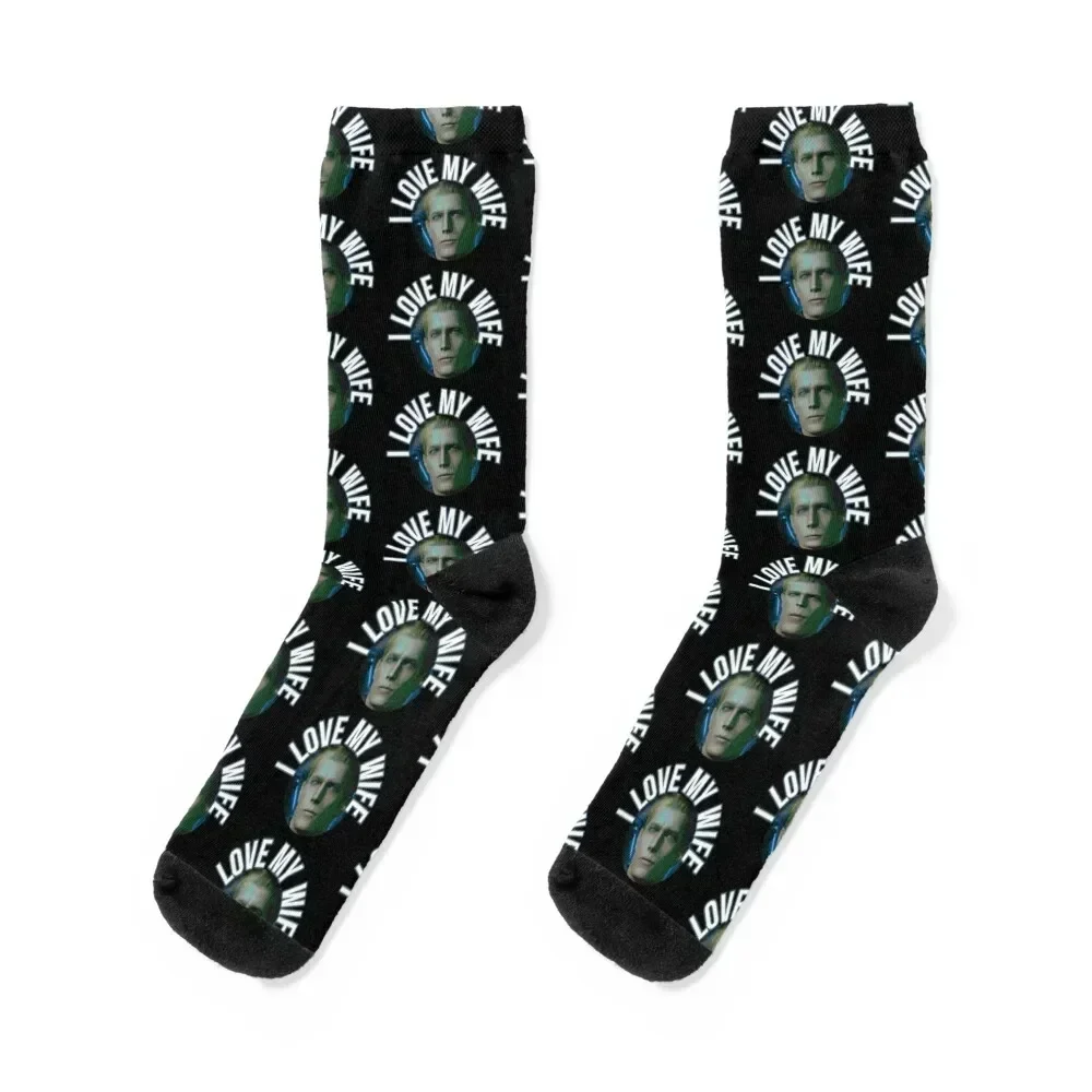 

I love my Wife (Wesker) Socks fashionable basketball cute bright garter Woman Socks Men's