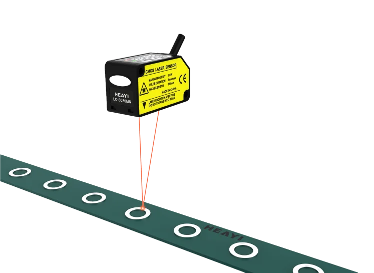 Sensor óptico de LC-S200MN de alta precisión, desplazamiento láser de múltiples funciones para diversas aplicaciones
