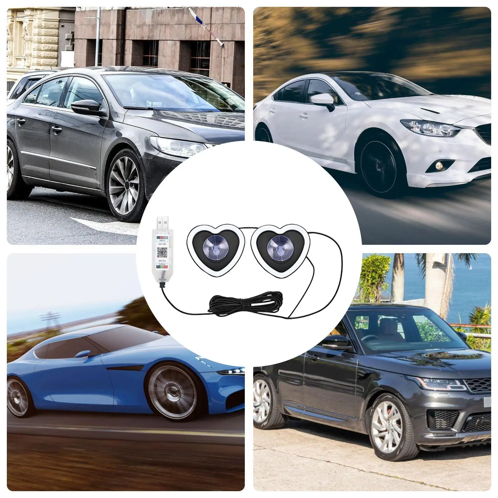 

Interior Car Lights Wireless 256 Color Safe Romantic Lighting USB Interior Car Lights For Family Friends Enthusiast Driving