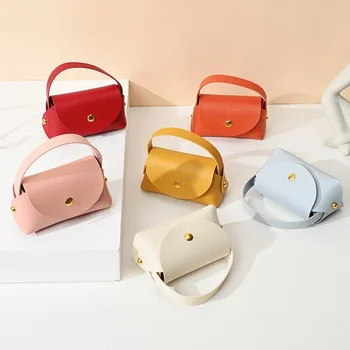 Sac à main créatif boîte-cadeau de mariage sac couleur noël poche en cuir boîte-cadeau sac boucle carré boîte-cadeau sac