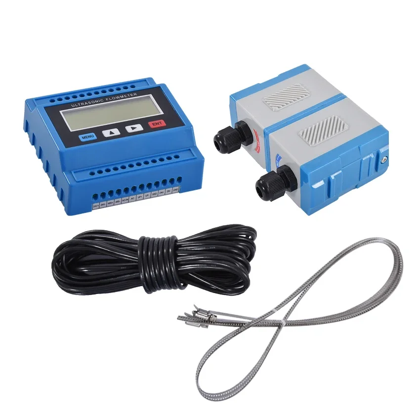 For TUF-2000M-TS-2 Digital Ultrasonic Flowmeter Flow Meter Ultrasonic Pipeline Flowmeter With TS2 Sensor DN15-100mm