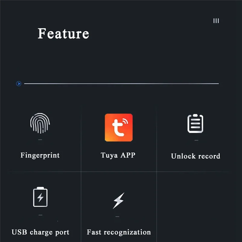 Tuya Smartlife APP Remote Control Smart Fingerprint Cabinet Drawer Strongbox Mailbox Electric Lock-A31R