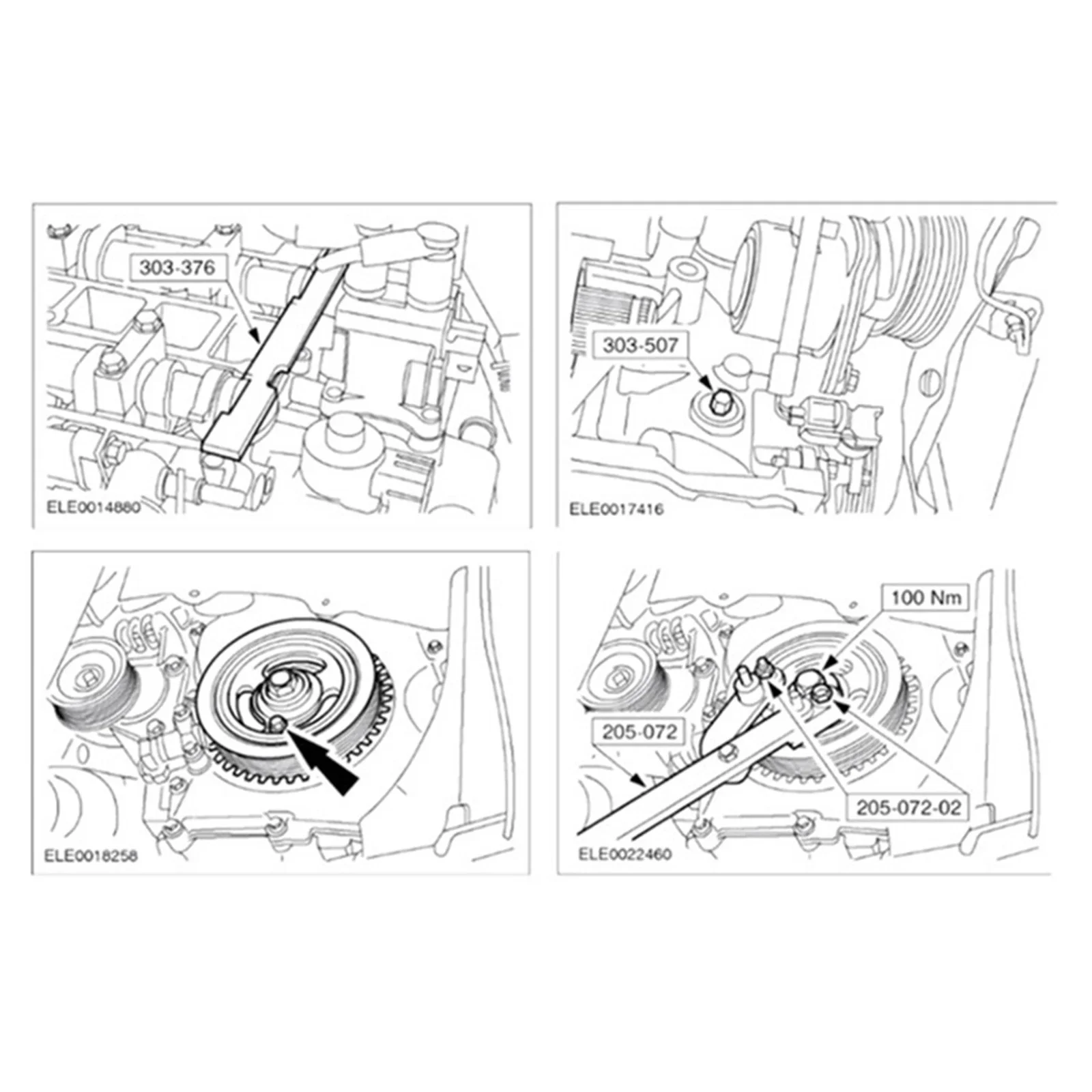 

Car Repair Silver Engine Timing Tool Ergonomic Timing Locking Tools Automotive Timing Tools Precise Camshaft Timing