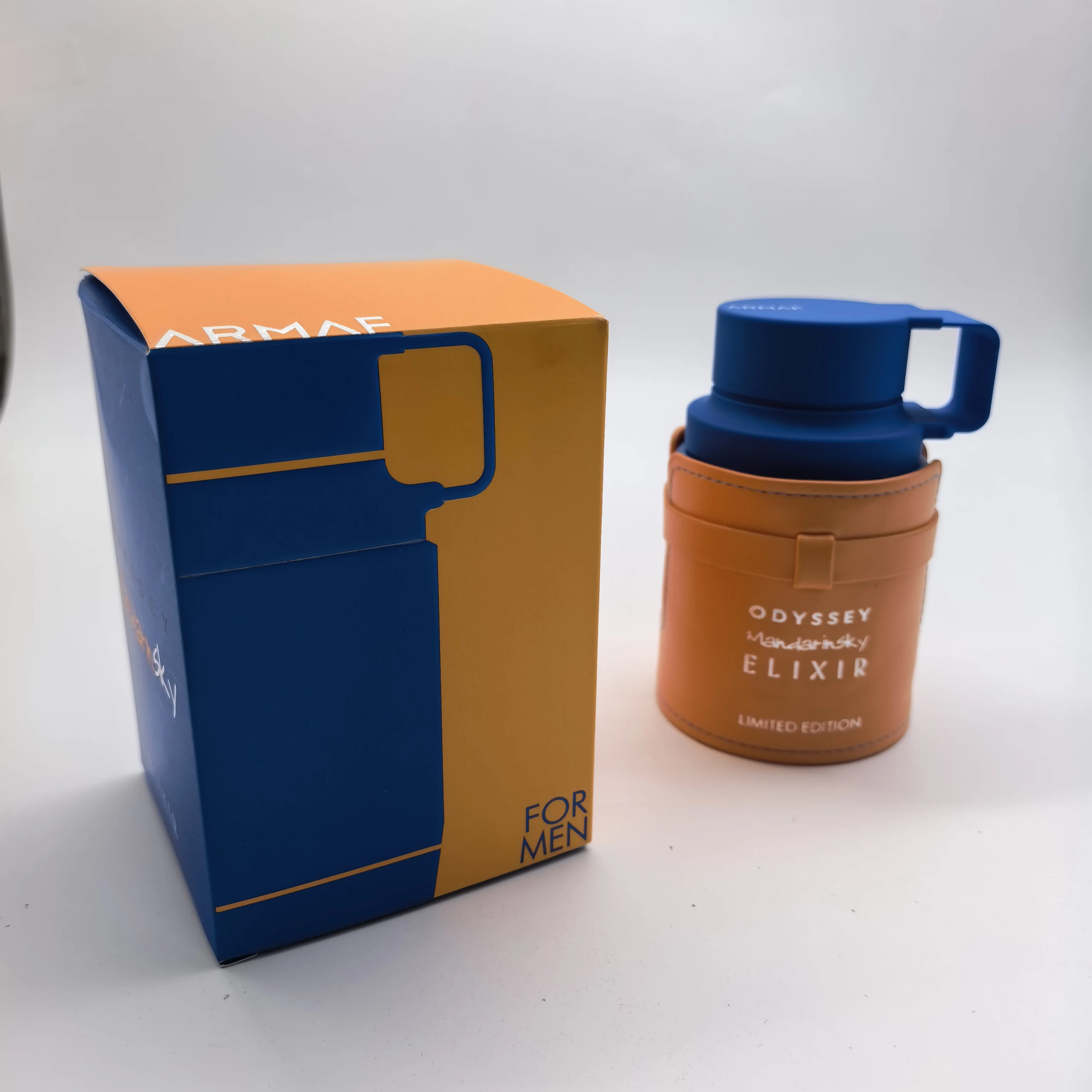 Armaf Odyssey Mandarin Sky Elixir EDP 3.4oz - عطر الحمضيات الطازجة العنبر طويل الأمد للجنسين، هدية عيد الميلاد والعطلات