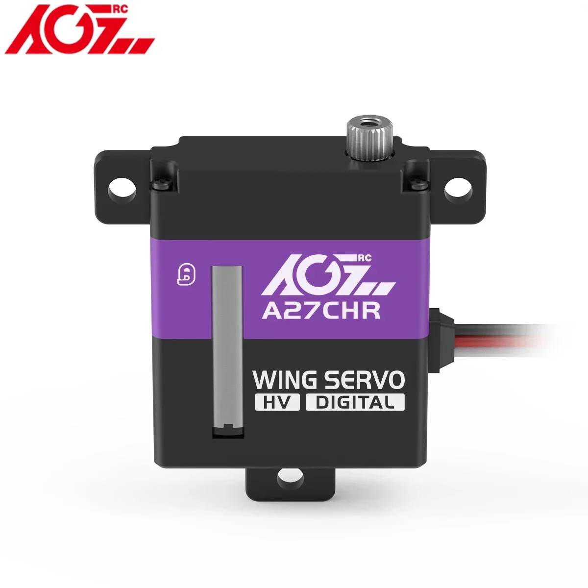 DrMasAGFRC A27CHR 11KG High Torque HV Coreless CNC Shell With Super Strong Steel Gear 10mm Wing Servo For RC Gliders Drone Airpl