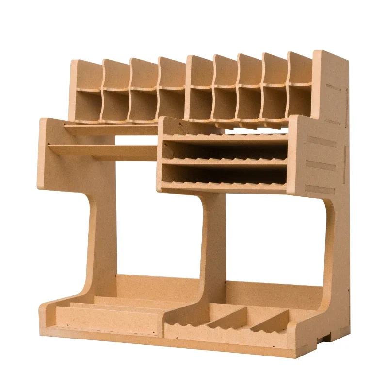 Model tool storage rack K1 wooden desktop finishing box