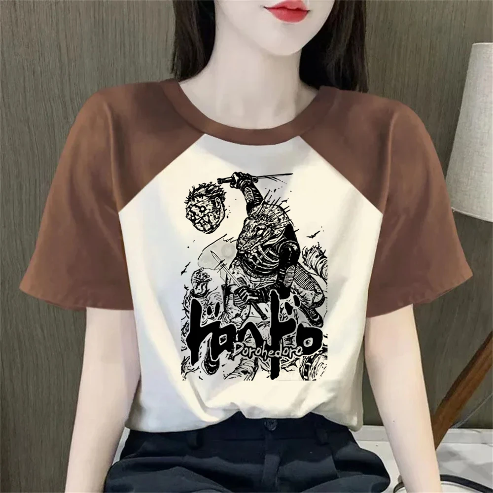 Dorohedoro t-shirt women cheap dollette meme japan shirt harajuku summer goth