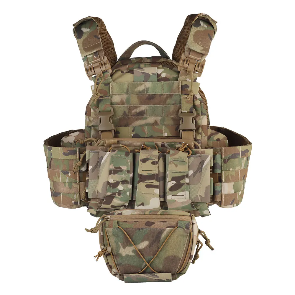 

Tactical Vest Shoulder Surrounding Quick Release Molle Triple Under Panel Sub-Pack Bag