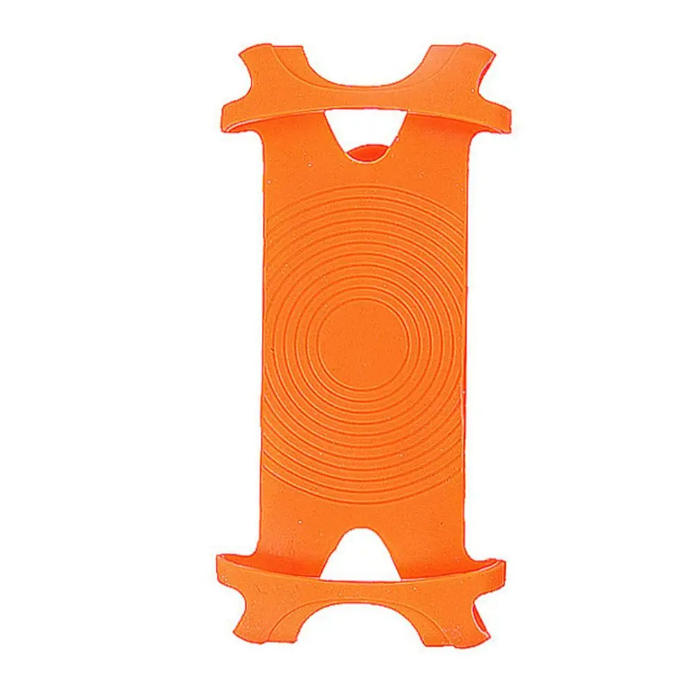 

Shockproof Bike Phone Holder for 4-5_5 Inch Phones GPS Motorcycle Handlebar Bracket Non-Slip Silicone Easy Install