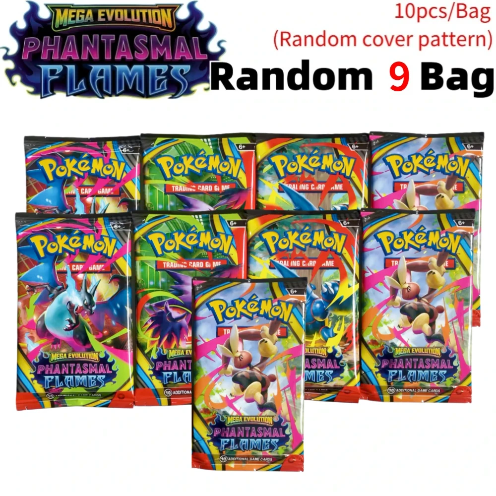 Pokemon TCG Booster Box Mega Evolution CHAOS RISINC Ascended Heroes Engelse versie Zeldzame ruilkaarten voor verzamelcadeau