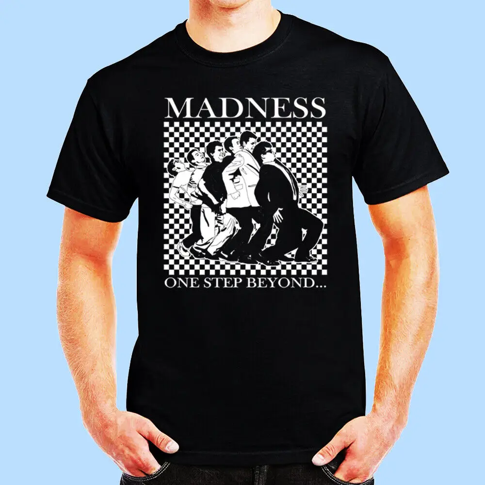 Popular! Madness - One Step Beyond Essential Mens Tshirt Black Size S 5XL