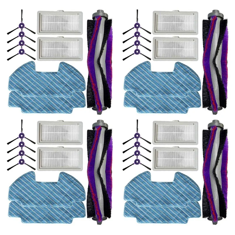 

X16A 2025 NEW-36 Pieces Roller Side Brush Wipe Filter Replacement For Samsung Powerbot-E VR05R5050WK Vacuum Cleaner Spare Parts