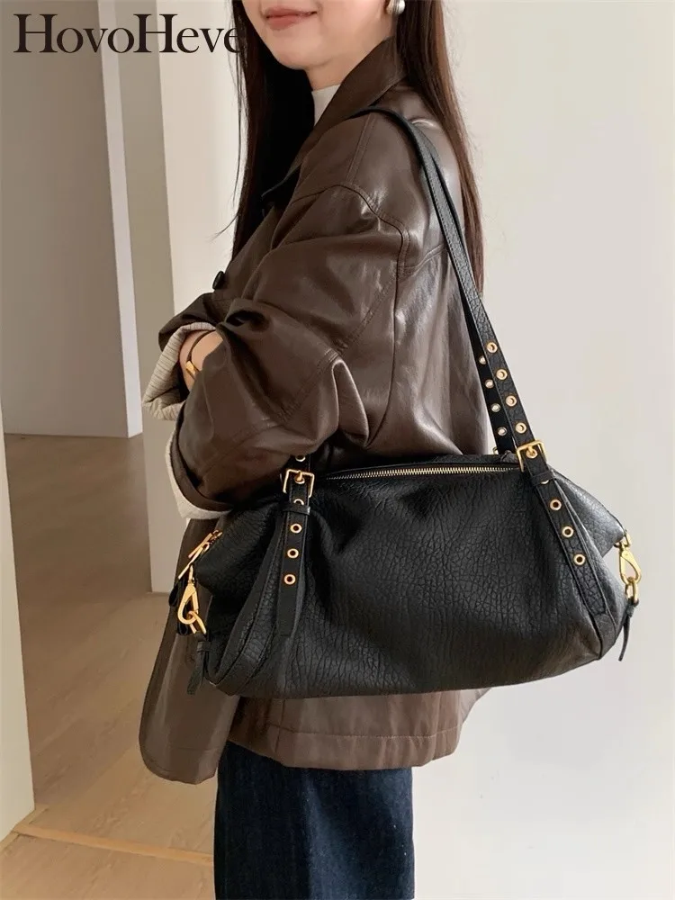 

Женская большая вместительная сумка из овчины из натуральной кожи, повседневная сумка, дорожная сумка, офисная женская рабочая сумка на плечо, сумка через плечо с ремешком