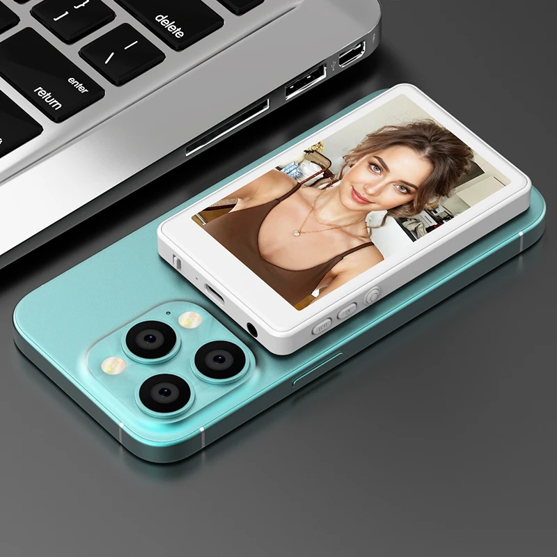 Magnetic Selfie Screens Monitor Screen  Phone Back Camera Monitor for Vlog Live Stream Compatible with iPhone & Android