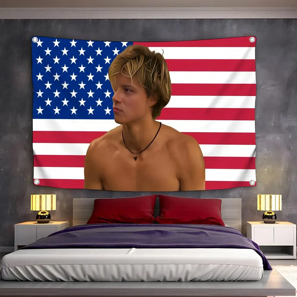 

JJ O-Outerbanks JJ Maybank Flags Bedroom Home Living room Outdoor Wall Hanging Custom Background Decoration Art Banner